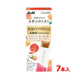 アサヒグループ食品ララフェム ゼリー ピーチティー 7本入ゼリータイプ 大豆イソフラボン フェムケア