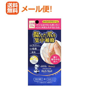 【メール便対応! 送料無料!!】【ロート製薬】メンソレータム ハンドベールビューティープレミアムリッチネイル 大容量24g
