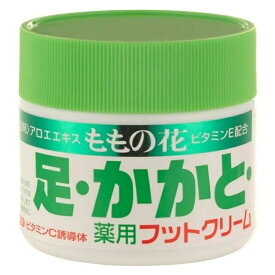 オリヂナル ももの花 薬用フットクリーム70g 医薬部外品 足 かかとアロエエキス ビタミンE ビタミンC誘導体