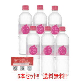【送料無料・6セット】 オンガネジャパン九州天然水 シリカシリカ 500ml×6本入 +ENERGYポケットティッシュ付シリカ水 ミネラルウォーター 飲料水 九州産 国産 水 ミネラル シリカ飲みやすい 軟水 のむシリカ 健康