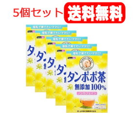 【5個セット！送料無料】【山本漢方】たんぽぽ茶(タンポポ茶）無添加100％　(2g×20包)×5