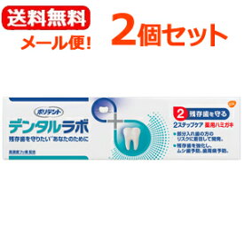 【メール便！送料無料！2個セット】ポリデントデンタルラボ薬用ハミガキ100g×2個セット【医薬部外品】【アース製薬・GSK】歯磨き粉はみがきハミガキ