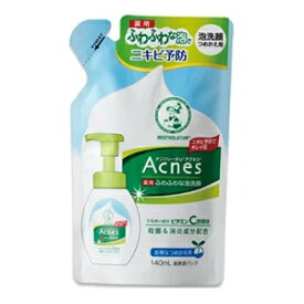 【ロート】メンソレータムアクネス　薬用ふわふわな泡洗顔【詰替え】　140ml【医薬部外品】