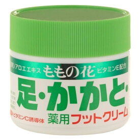 オリヂナル ももの花 薬用フットクリーム70g 医薬部外品 足 かかとアロエエキス ビタミンE ビタミンC誘導体