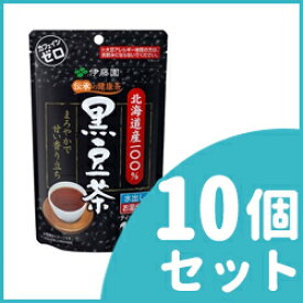 【伊藤園】【まとめ買い！10個セット！】伝承の健康茶北海道産100％黒豆茶ティーバッグ7.5g×14袋