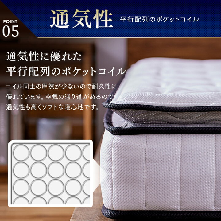 楽天市場】＼ワンランク上の眠りを／マットレス シングル セミダブル 