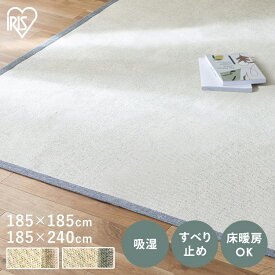ラグ カーペット 夏 夏用 い草ラグ 185×185 185×240 2畳 3畳 おしゃれ 北欧 い草 い草調 パピエラグ ホットカーペットカバー 和室 畳 絨毯 敷物 ペーパー パピエ 紙 和モダン 和風 通年 アイリスオーヤマ ORG-P 【AR対応】