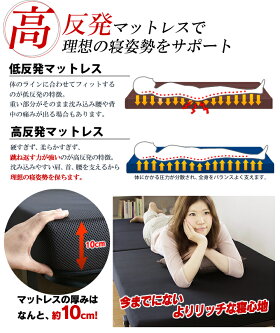 【即納/あす楽】☆当店オリジナル色☆アイリスオーヤマ折りたたみベッド高反発シングルOTB-KRリクライニングベッドブラウン・ネイビー・ブラック折り畳みベッドパイプベッド折畳みベッド送料無料