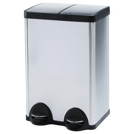 ゴミ箱 おしゃれ 60L ゴミ箱 分別 べダル ステンレスペール 60L STPL-60 ゴミ箱 ふた付き 袋 見えない ごみ箱 ダストボックス ステンレス製 蓋付 べダル付 スタイリッシュ シンプル おしゃれ キッチン 分別 ［0305拡］[SA]