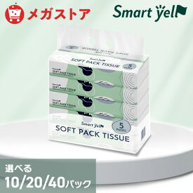 ティッシュ ソフトパック 40個 20個 10個 セット ケース 業務用 大容量 ティッシュペーパー 箱買い ボックスティッシュ まとめ買い 備蓄 防災 紙製品 日用品 一人暮らし 新生活