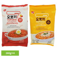 トッポギ レトルト 韓国 【4個】ヨッポギ ラッポッキ 袋 260g 韓国 トッポギ ラーメン 餅 甘辛味 B級グル…