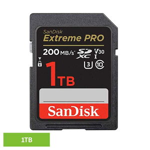 SanDisk Extreme PRO SDXC UHS-IJ[h 1TB SDSDXXD-1T00-JNJIPSDJ[h 1TB sandisk TfBXN RpNg e f[^ۑ ϋv 掿 TfBXN