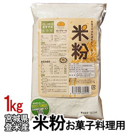 米粉 1kg お菓子 料理用 うるち米 宮城県登米市産うるち米 天ぷら お好み焼き おやつ スイーツ【TD】【米TRS】