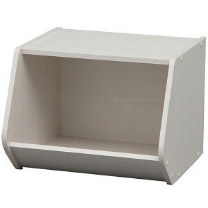 収納ボックス おしゃれ 木製 スタックボックス オープンタイプ 棚 シェルフ 本棚 子供 部屋 絵本 ラック 積み重ね 収納 収納ケース おもちゃ ヴィンテージホワイト ヴィンテージナチュラル