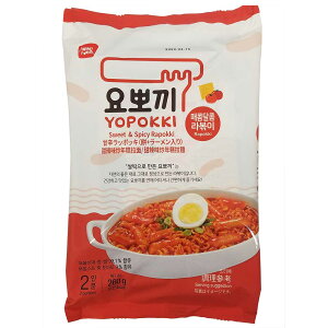 トッポギ レトルト 韓国 【4個】ヨッポギ ラッポッキ 袋 260g 韓国 トッポギ ラーメン 餅 甘辛味 B級グルメ 手軽 輸入食品 甘辛味 チーズ味 2種×各2