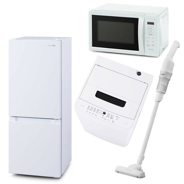 楽天市場】家電セット 一人暮らし 4点セット 冷蔵庫 2ドア 急冷 133L 