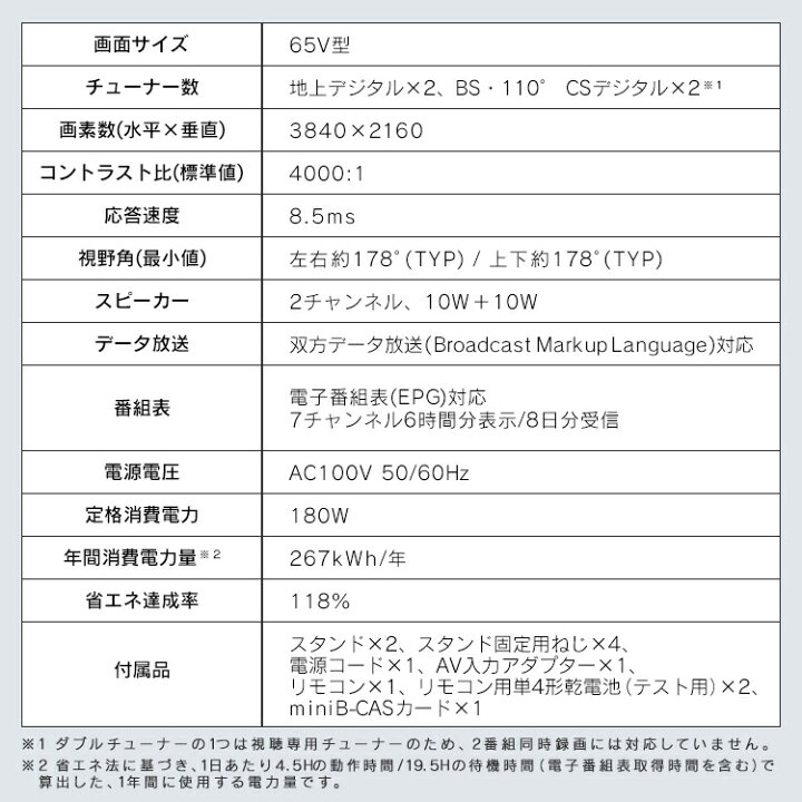 楽天市場 150円offクーポン有 設置無料 テレビ 65型 4k 液晶テレビ アイリスオーヤマ 4kテレビ 録画機能付 65ub10pb 液晶テレビ 65型 65インチ 65v 新品 高画質 一人暮らし 会議 Fiona 地デジ Bs Cs 4k対応 代引不可 Kp 便利生活 マイルーム