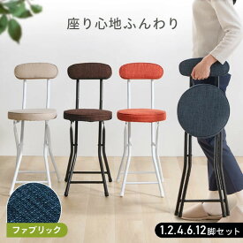 椅子 折りたたみ おしゃれ 選べる 同種 2脚セット 折りたたみ椅子 スツール 背もたれ 高め 軽量 コンパクト 収納 チェア イス パイプ椅子 折り畳み椅子 折りたたみチェア キッチン ダイニング 一人暮らし 新生活 OTCSR-77 *