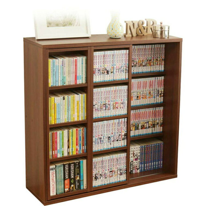 楽天市場】[100円OFFクーポン有/くらしに+]コミックラック スライド  