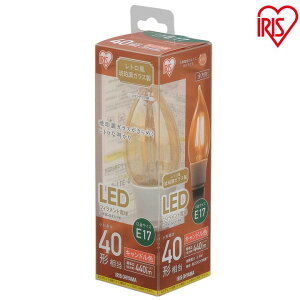 �y10�Z�b�g�z�d�� LED E17 �t�B�������g 40W�`���� LED�t�B�������g�d�� ���g�������ߒ��K���X�� �L�����h���F LDF3C-G-E17-FK LED�d�� �A�C���X�I�[���} 40�`���� �d�� ���g�� E17���� �Ɩ� ���C�g 