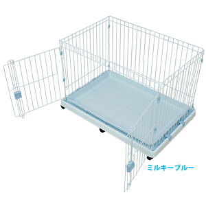 【送料無料】アイリスオーヤマシステムサークルトレー付きフルオープンドアSTS-600TFミルキーピンク・ミルキーブルー