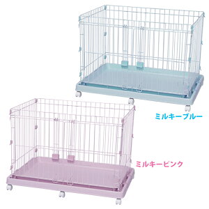 【送料無料】アイリスオーヤマシステムサークルトレー付きフルオープンドアSTS-600TFミルキーピンク・ミルキーブルー