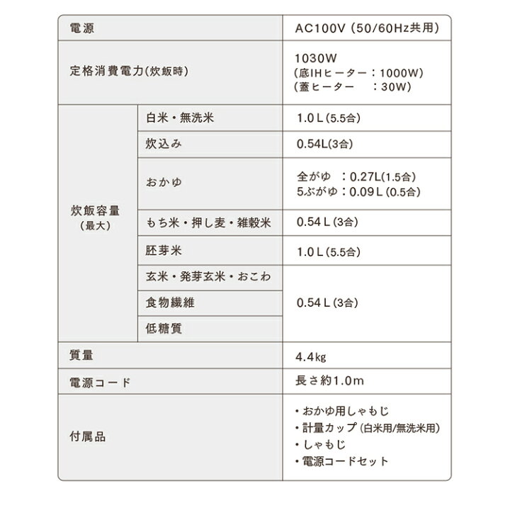 楽天市場】炊飯器 糖質カット 5.5合 IH アイリスオーヤマ 低糖質炊飯器 IH炊飯ジャー もち麦 玄米 おかゆ 炊き込み 煮込み 発酵 五合 5合 ジャー炊飯器 糖質カット炊飯器 一人暮らし ヘルシー 健康 5合 プレゼント ギフト 糖質オフ 炊飯器 RC-IJH50-W 送料無料【広告 ... 楽天市場】炊飯器 糖質カット 5.5合 IH アイリスオーヤマ 低糖質炊飯器 IH炊飯ジャー もち麦 玄米 おかゆ 炊き込み 煮込み 発酵 五合 5合 ジャー炊飯器 糖質カット炊飯器 一人暮らし ヘルシー 健康 5合 プレゼント ギフト 糖質オフ 炊飯器 RC-IJH50-W 送料無料【広告 ...