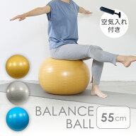 バランスボール55cm 23-187バランスボール フィットネス ダイエット 健康器具 体幹トレーニング エクササ…