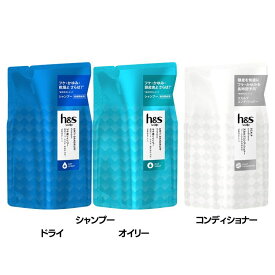 h&s(エイチアンドエス) scalp スカルプ シャンプー ドライ・オイリー300ml/コンディショナー300g 詰め替え スカルプケア フケ・かゆみ つめかえ用 男性 乾燥 頭皮臭 P&G シャンプー ドライ オイリー コンディショナー