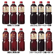 ≪SALE★10%OFF≫【3本セット】 りんご酢 リンゴ酢 ドリンク 内堀醸造 フルーツビネガー 1L 有機りんごの…