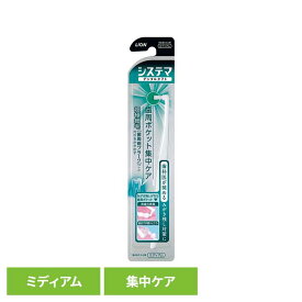 システマ デンタルタフト 歯周ポケット集中ケア 送料無料 ライオン システマ オーラルケア 歯ブラシ 歯周病ケア デンタルタフト らいおん 歯周ポケット集中ケア 部分みがき用 タフトブラシ LION 【メール便】