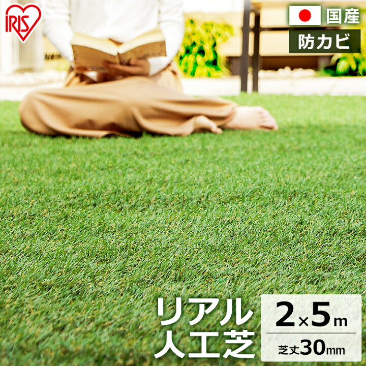 楽天市場 人工芝 ロール 2m 5m 10平米 芝丈30mm Ip 3025 国産 人工芝 リアル人工芝 国産人工芝 人工芝生 芝生 芝マット 人工芝マット 芝生マット 0cm 500cm 芝丈3cm 人工芝ロール 芝生 ロールタイプ 庭 テラス ガーデン 水はけ アイリスオーヤマ あす楽 便利