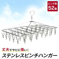 ピンチハンガー 52ピンチ 室内干し 室内物干し 部屋干し ステンレス ピンチ タオル干し 物干し グッズ 洗濯用品 洗濯干し ステンレスピンチハンガー 洗濯ハンガー 洗濯物干し 物干しハンガー 洗濯干しピンチ 洗濯 洗濯ばさみ 洗濯物 【O】