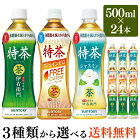 《15日ポイント6倍》サントリー 特茶 500ml 24本送料無料 伊右衛門 カフェインゼロ ジャスミン 500ml×24本 トクチャ お茶 緑茶 いえもん ペットボトル トクホ 特定保健用食品 特保 SUNTORY ジャスミンティー 茉莉花茶【D】