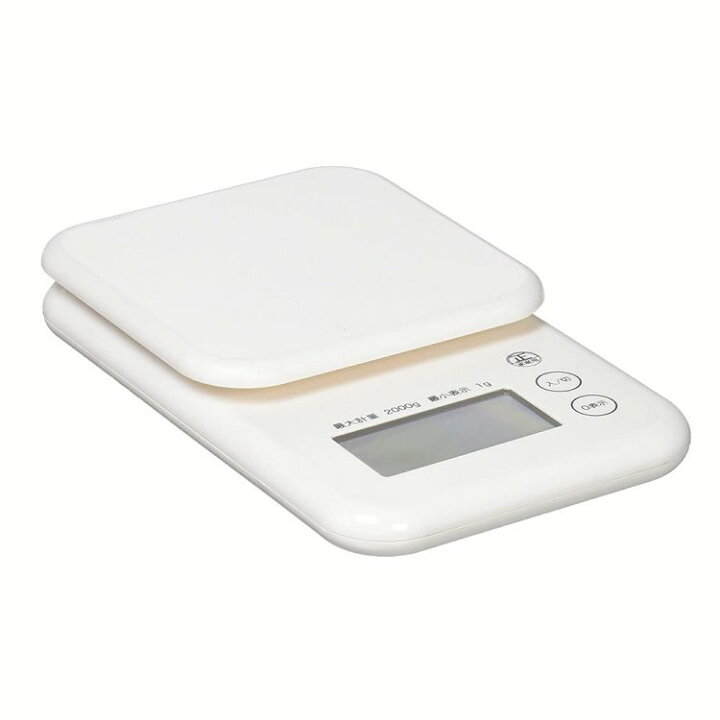 楽天市場 デジタルキッチンスケール 2kg 白 Hac1696キッチンスケール 2kg インスタ映え 親子 簡単 楽しい 家庭用 安い キッチン用 親子 D 便利生活 マイルーム