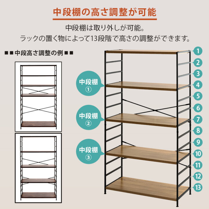 楽天市場】[最大400円OFFクーポン/新生活フェア]木製棚板スチール 