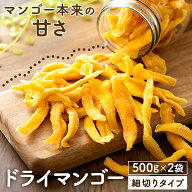 [最大400円OFFクーポン/新生活フェア]ドライフルーツ マンゴー ドライ ドライマンゴー 1kg (500g×2袋) …