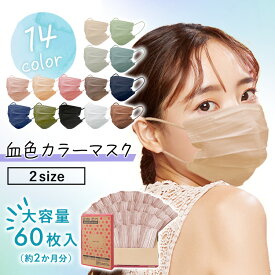 マスク 不織布 大容量 60枚 アイリスオーヤマ アイリスヘルスケア 小さめ ふつう 大きめ 不織布マスク プリーツ 白 カラー プリーツマスク カラーマスク APN-60 *【メール便】【代金引換不可・日時指定不可】【Blue1218】