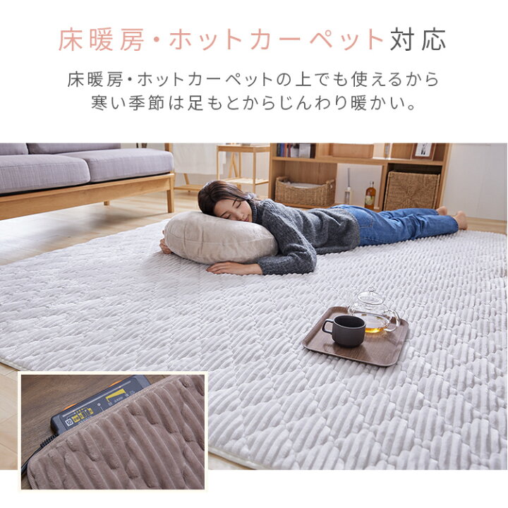 楽天市場】[最大400円OFFクーポン/新生活フェア]ラグ 洗える 厚手 2畳 