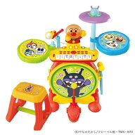 NEWノリノリライブ♪BIG電子ドラム＆キーボード アンパンマン あんぱんまん 電子ドラム 電子キーボード …