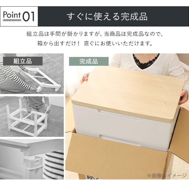 楽天市場】[100円OFFクーポン有/くらしに+]チェスト 4段 完成品 幅33 