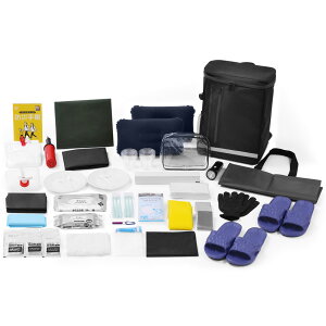 ≪ポイント15倍★27日9:59迄≫【防災士監修】 防災グッズ セット 1人用 2人用 約3日分 防災セット アイリスオーヤマ 防災リュック 会社 オフィス 非常用 トイレ エアーベッド 懐中電灯 ラジオ