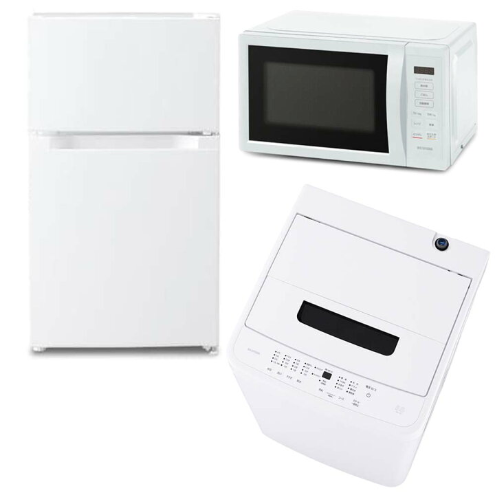 楽天市場】家電セット 一人暮らし 3点セット 冷蔵庫 洗濯機 電子レンジ 