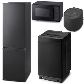 【新品】家電セット 一人暮らし 二人暮らし 4点 セット スペパ 冷蔵庫 170L 2ドア 洗濯機 7kg オーブンレンジ 電子レンジ オーブン 16L 炊飯器 3合 新品 アイリスオーヤマ セット革命 新生活 白 黒 1人暮らし 2人暮らし【設置サービス対象】【HS】