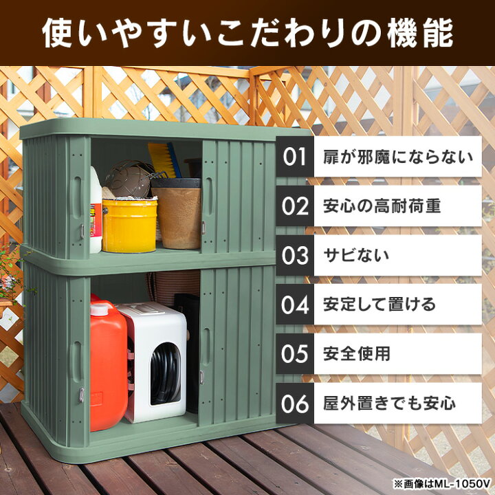 楽天市場】物置 屋外 小型 幅90 奥行52 高さ80 スタッキング可能 耐 