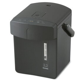 電気ポット 3L 2.2L おしゃれ 保温 マイコン式 大容量 コンパクト ジャーポット ポット カルキ抜き 空焚き防止 省エネ 温度調節 ミルク シンプル 軽量 アイボリー ピンク ブラック 黒 白 おしゃれ IAHD-222 IAHD-230