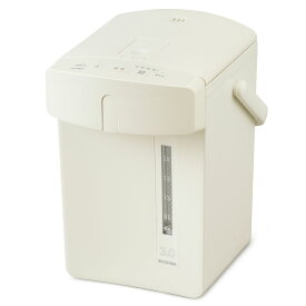 電気ポット 3L 2.2L おしゃれ 保温 マイコン式 大容量 コンパクト ジャーポット ポット カルキ抜き 空焚き防止 省エネ 温度調節 ミルク シンプル 軽量 アイボリー ピンク ブラック 黒 白 おしゃれ IAHD-222 IAHD-230