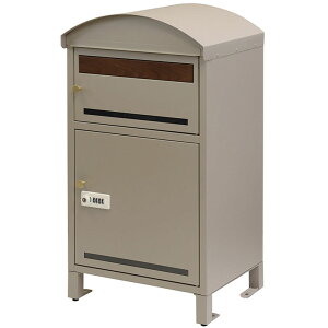 宅配ボックス ポスト 一体型 【Lino(リーノ)】宅配ボックス付ポスト PBX-106宅配ボックス ポスト MOJYU モジュ おしゃれ 北欧風 組立簡単 ガルバナイズド処理 Lino リーノ MOJYU グレー ライトベ