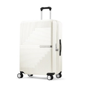 【送料無料】SWISS　MILITARY　GENESIS（ジェネシス）　スーツケース　SM－O328　WHITE　76cm　105L　5cm拡張　TSAロック　スーツケースカバー・ネームタグ付　バニラホワイト