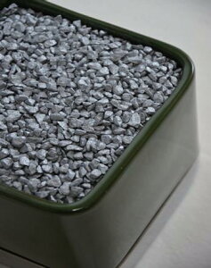 【ポイントキャンペーン中】005-シルバー デコジャリ 瓦素材マルチング材 小粒5kg 陶器鉢/プランター/インテリア/観葉/アレンジメント/花器